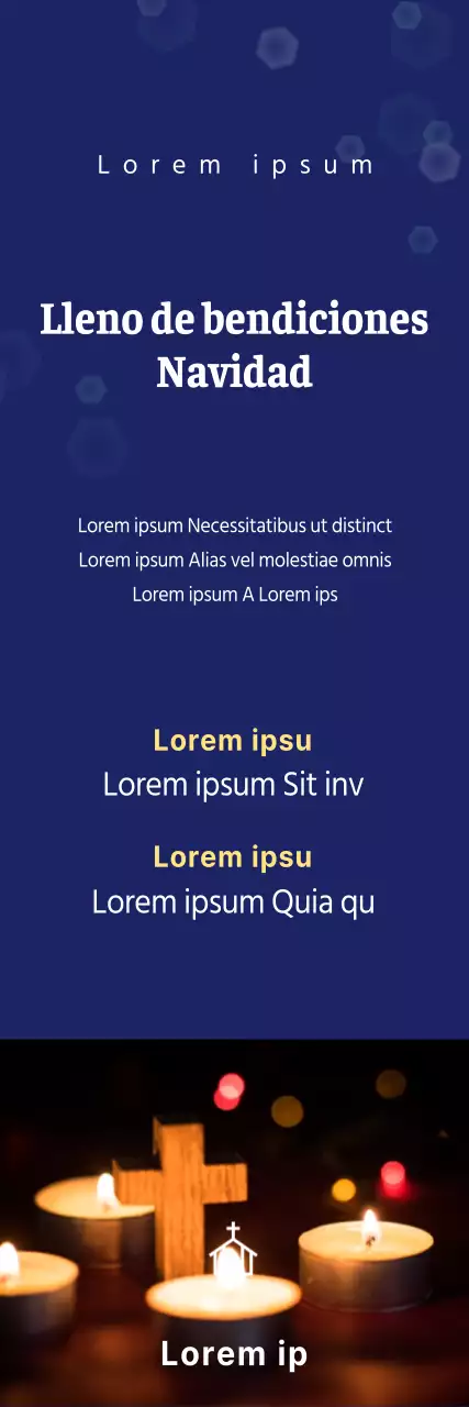 Un servicio de Navidad bendecido