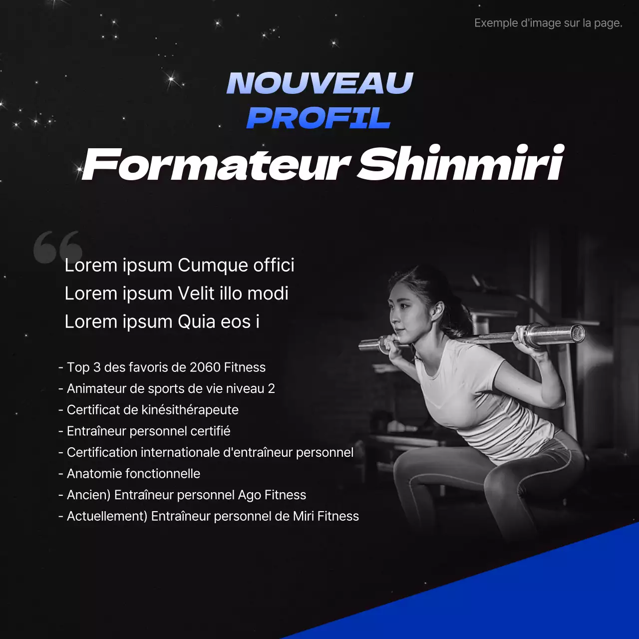 Le noir et le bleu pour une santé simple Fitness News
