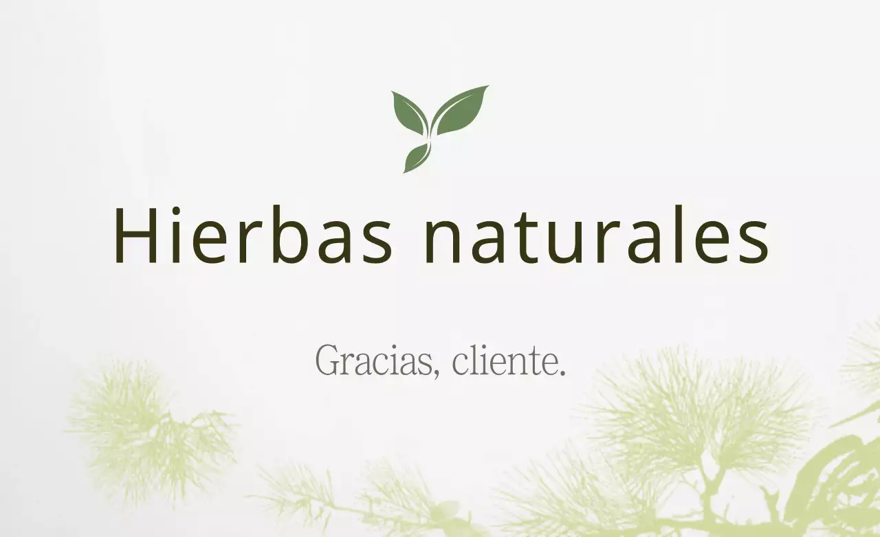 Hierbas naturales
