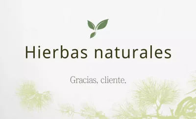 Hierbas naturales