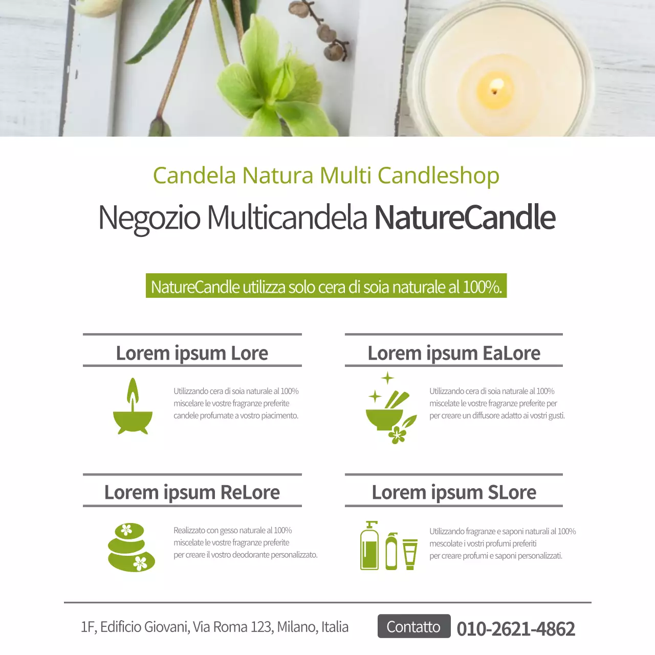 Negozio multi-candela