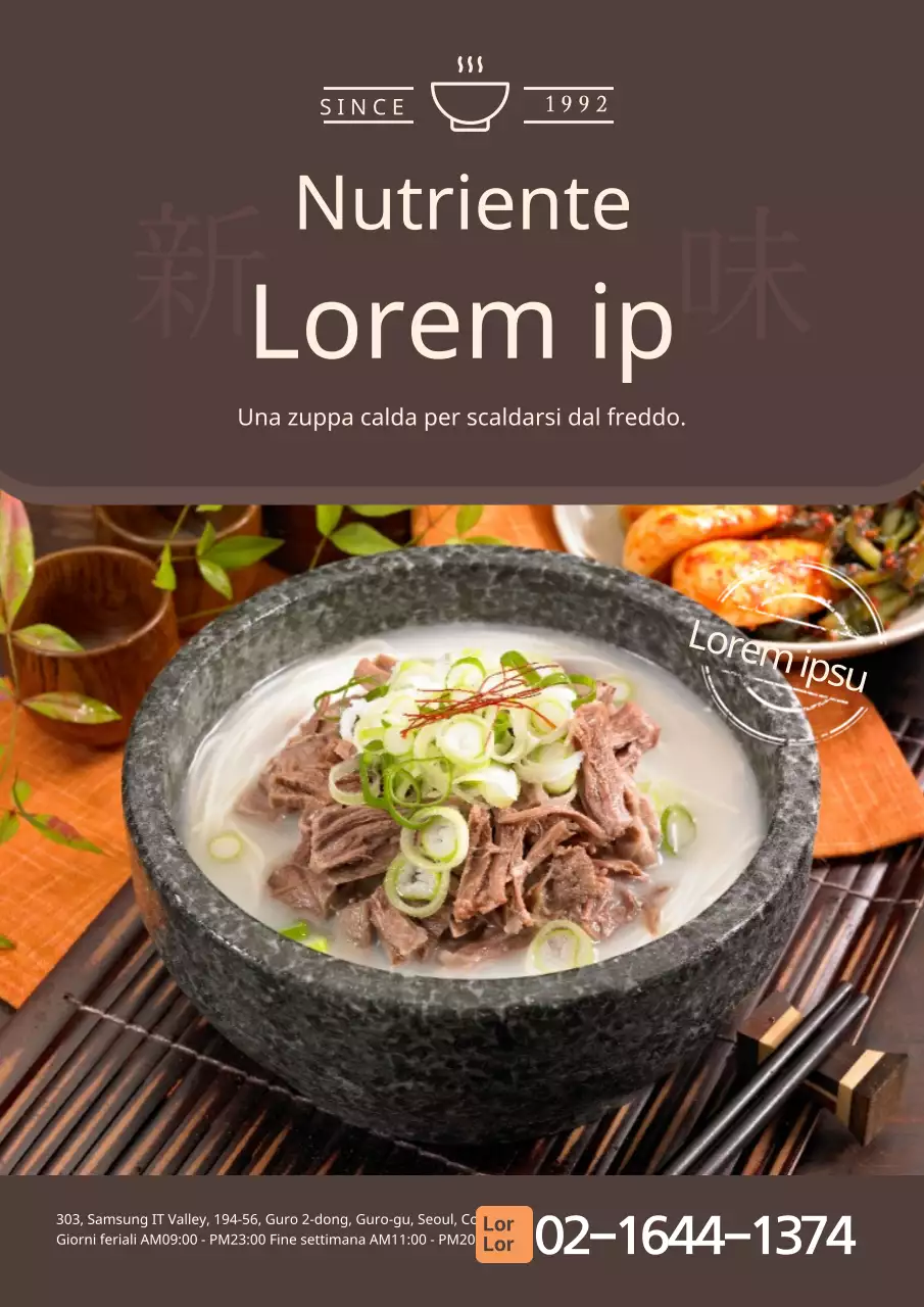 Vi presentiamo il menu alimentare di Brown Tendon