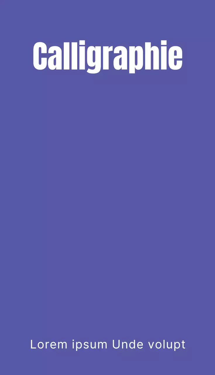 Calligraphie