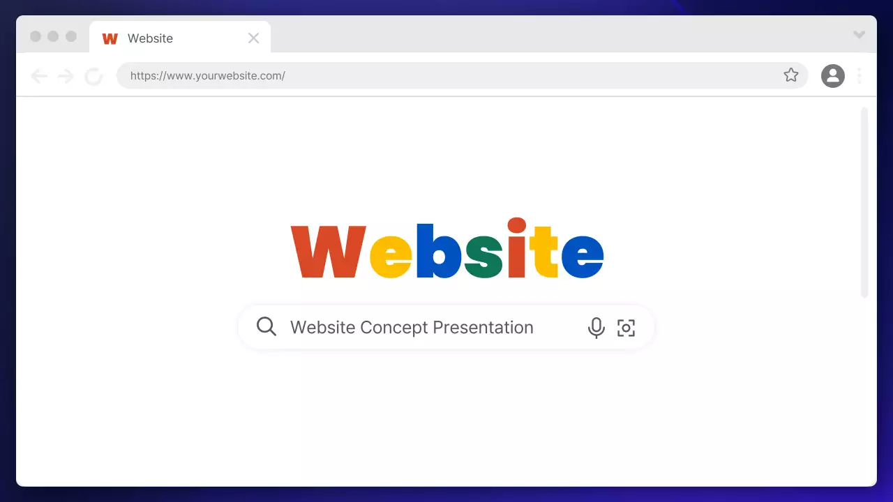 흰색 회색의 심플한 포털사이트 컨셉의 발표자료