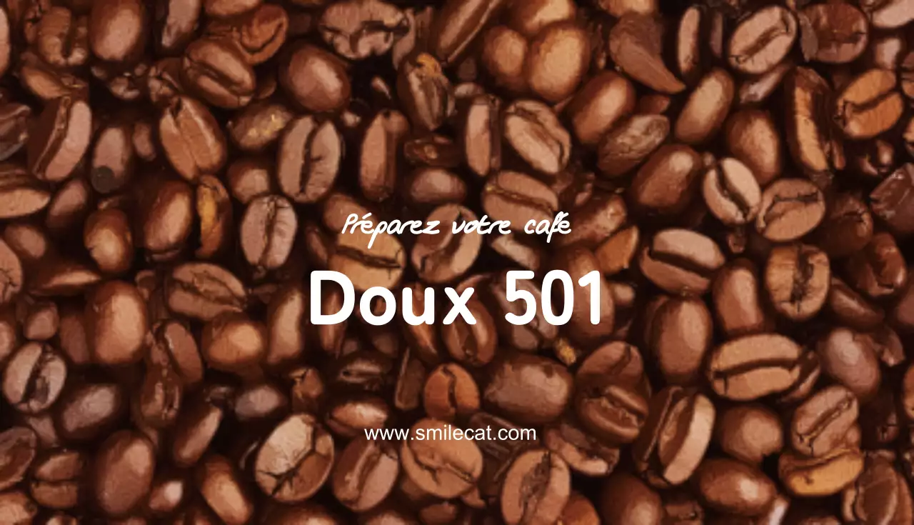 Carte de visite de barista avec une photo beige de grains de café