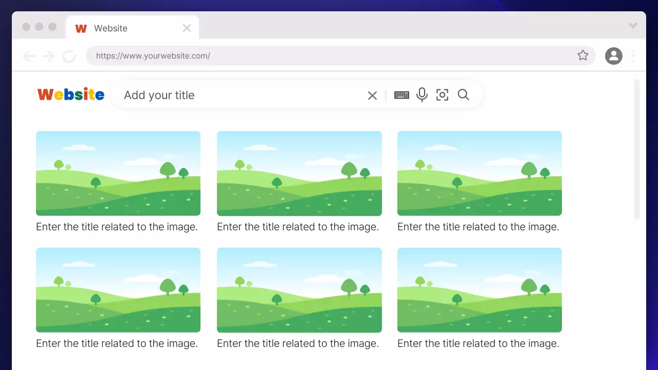 흰색 회색의 심플한 포털사이트 컨셉의 발표자료