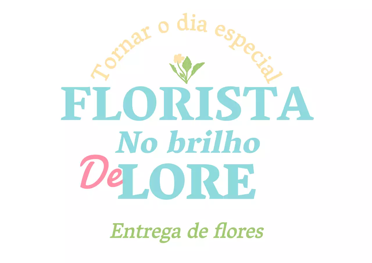 Para promover uma loja de flores com um conceito vintage em tons pastel, com o nome da loja e ilustrações de flores.
