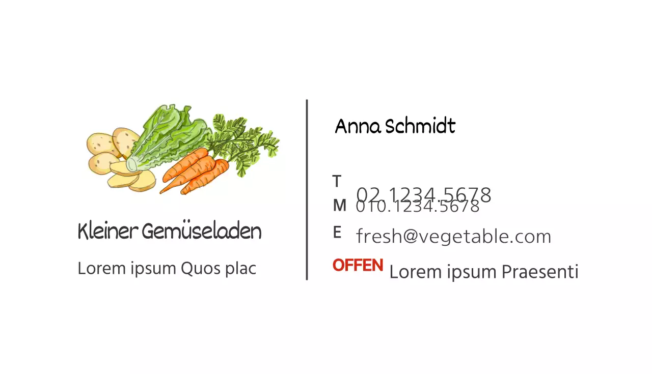 Kleiner Gemüseladen