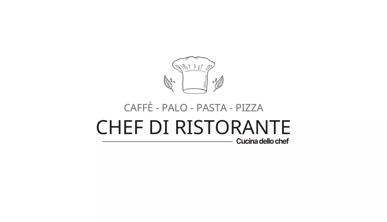 Cucina dello chef