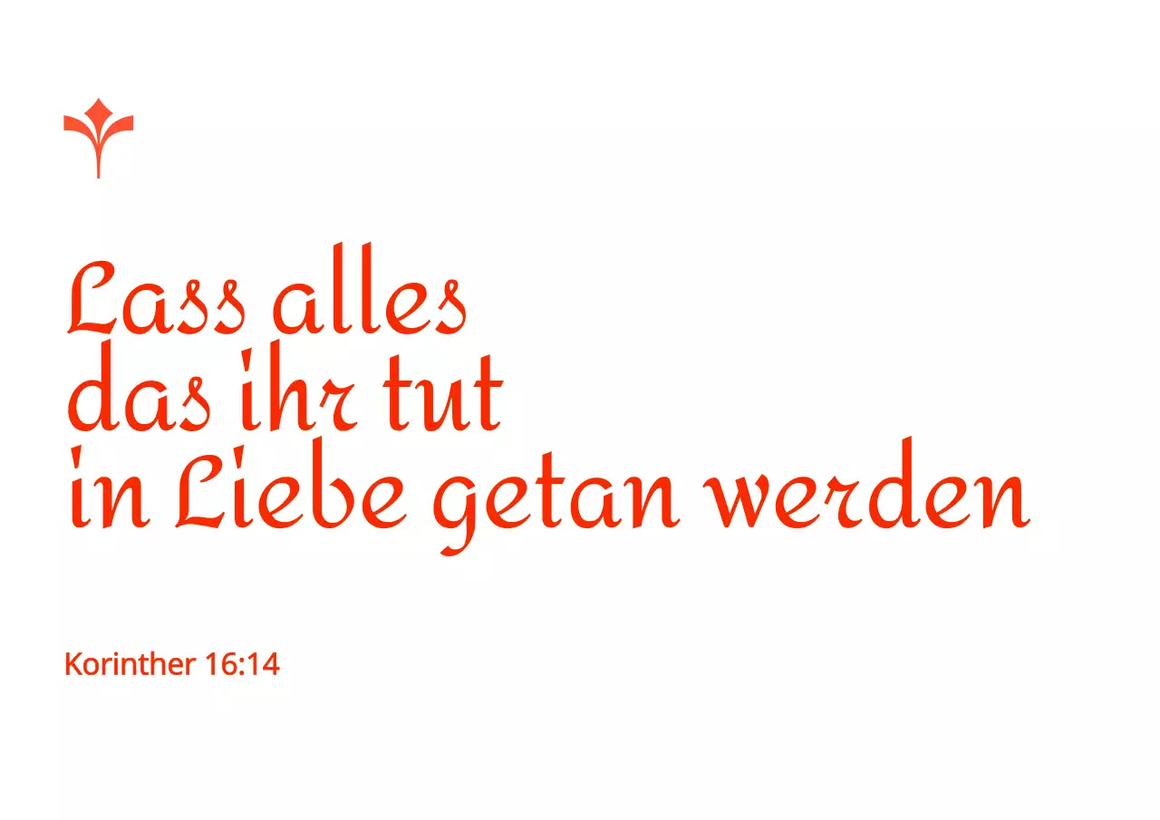 Ein einfaches Design für eine Ökotasche mit Bibelversen