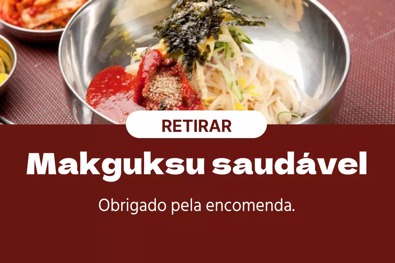 Makguksu saudável
