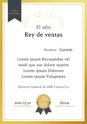 Lista de fin de año de Conceptos Básicos en oro