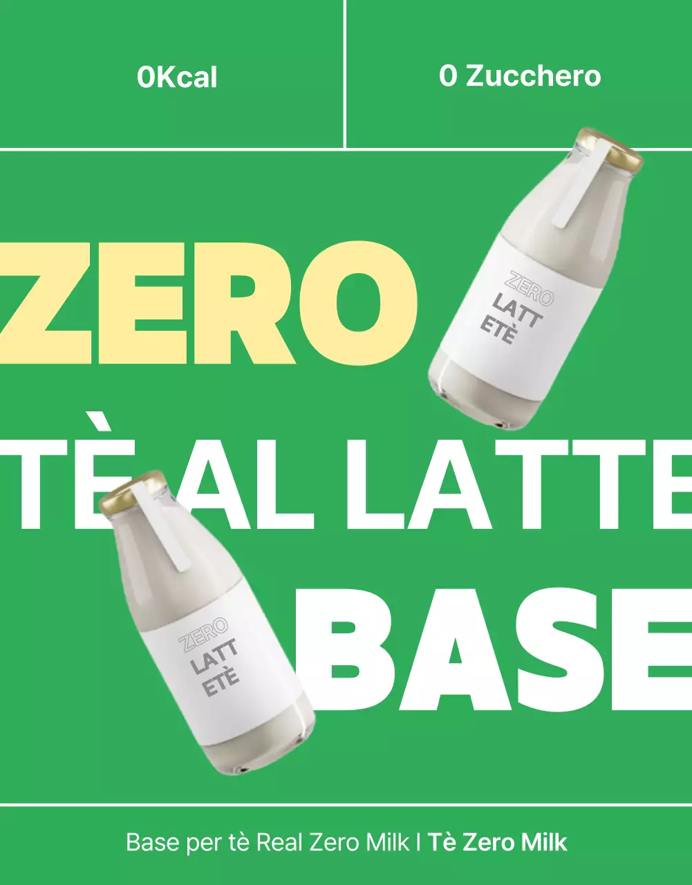 Promuovere il tè verde, semplice e senza latte