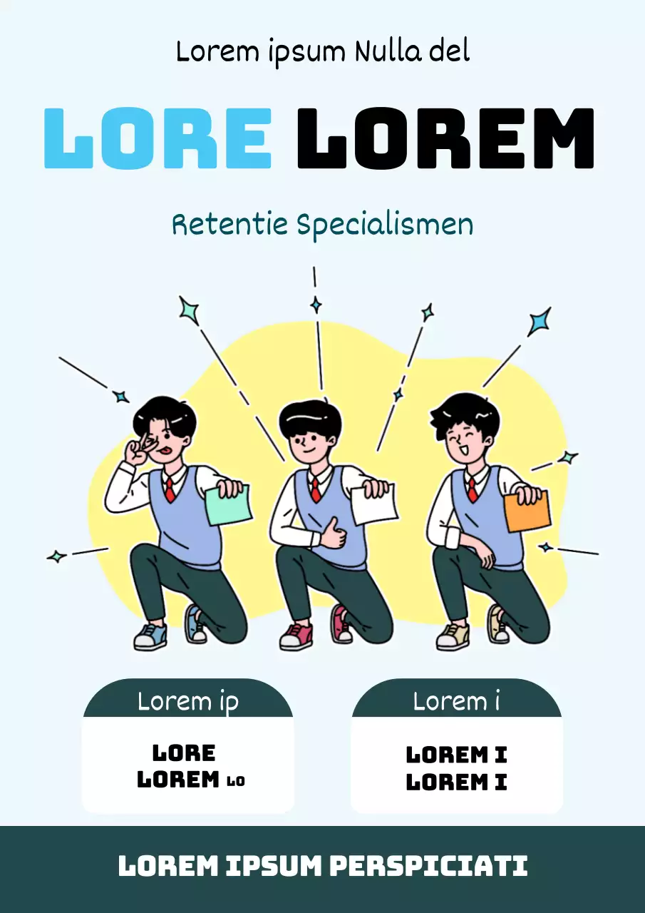 Lichtblauwe bijlessen promoten