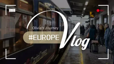 Beige Modern Travel Vlog YouTube Thumbnail