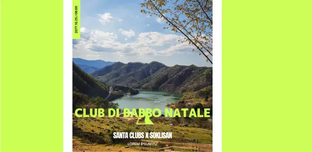 Design sportivo per l'etichetta dell'acqua in bottiglia con paesaggi montani e colori vivaci