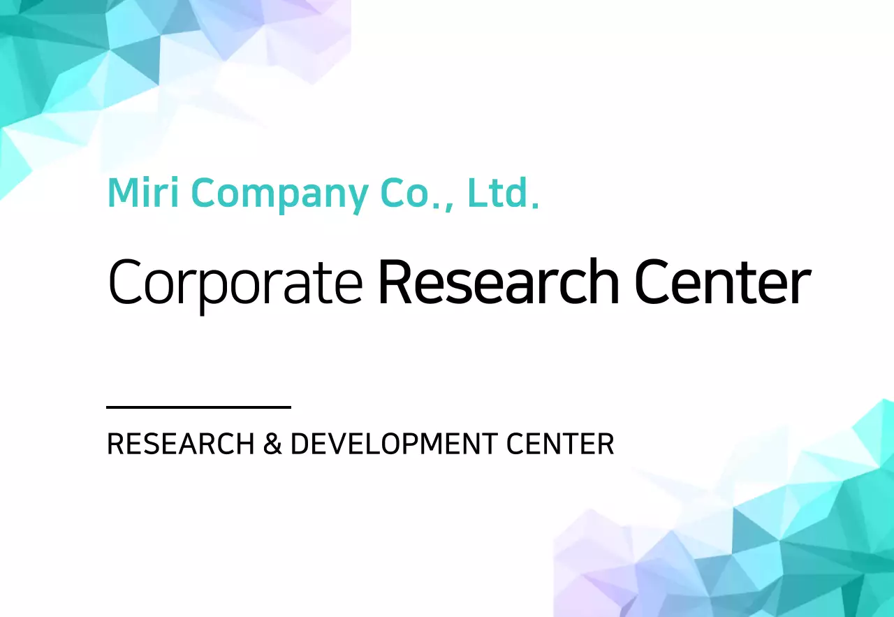 Business enterprise with geometric patterns in blue tones