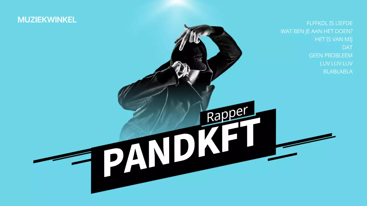 Monochrome zwart-wit eenvoudige muziek afspeellijst