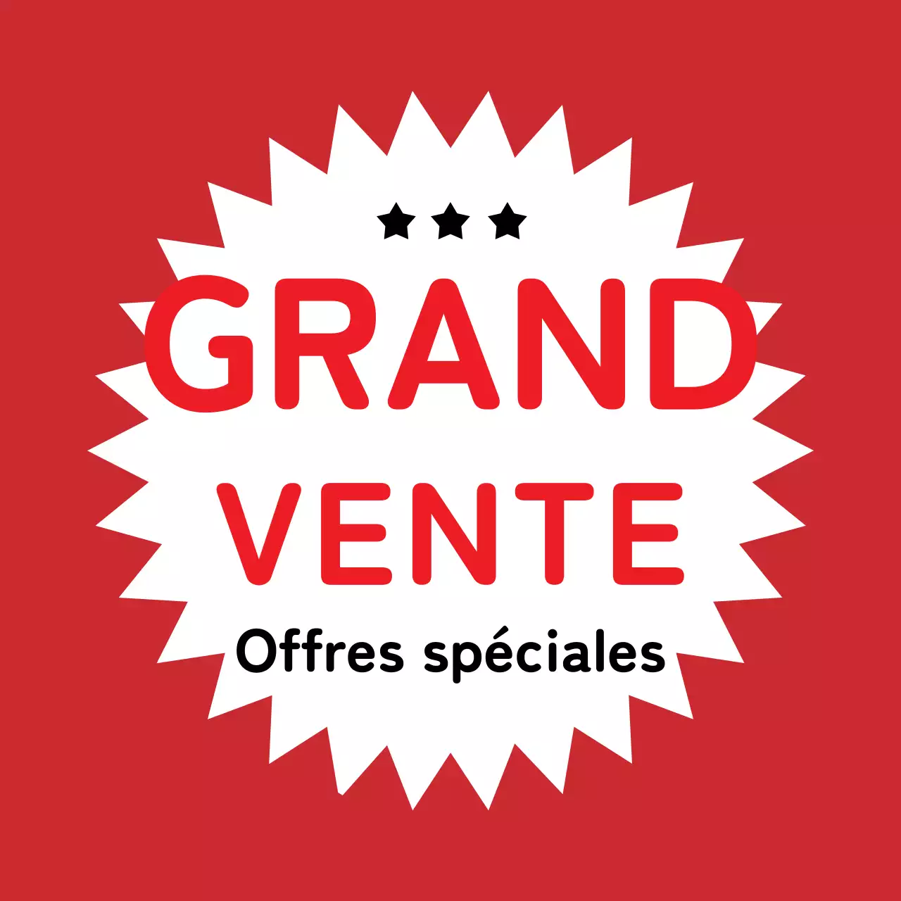 Grandes ventes en rouge