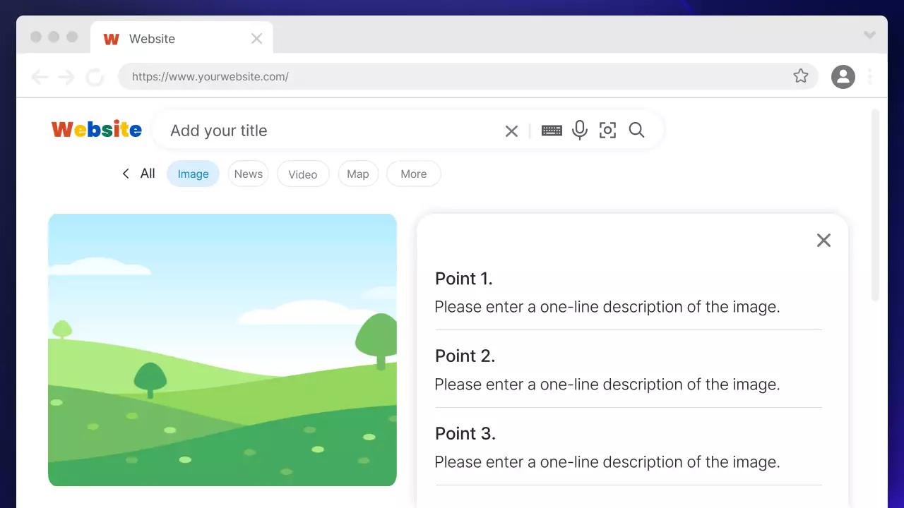 흰색 회색의 심플한 포털사이트 컨셉의 발표자료
