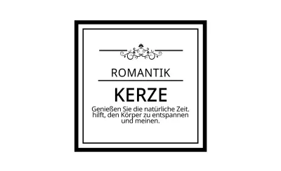 ROMANTIQUE Kerze