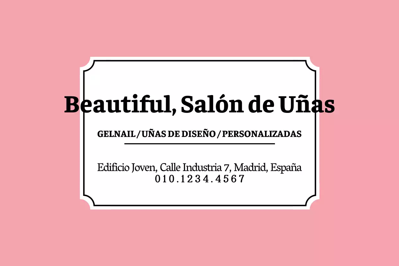 Preciosa tienda de uñas