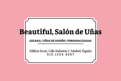 Preciosa tienda de uñas