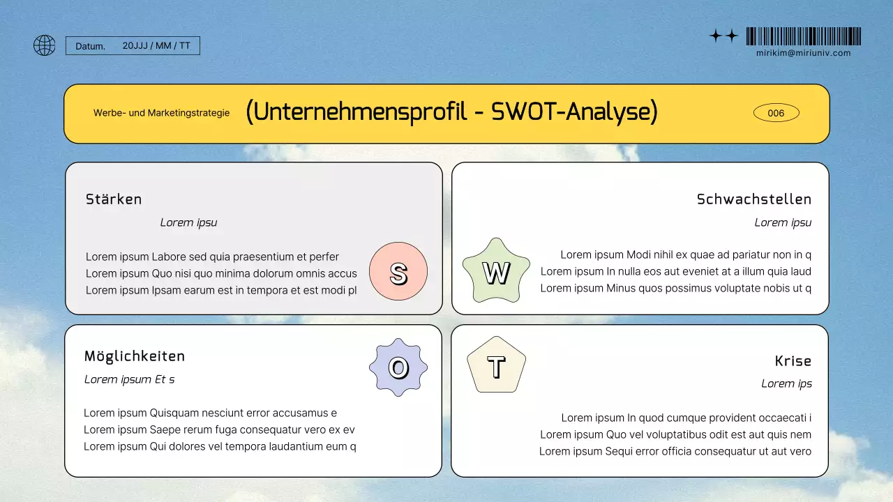 Himmel Hintergrund kitschig Werbung Marketing-Strategie Bericht