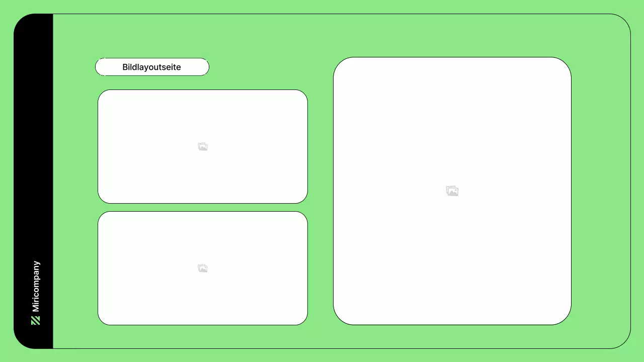 Business-Illustration mit einfachen Linien in Grün