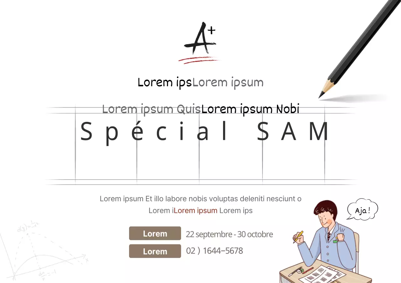 Événements spéciaux SAT