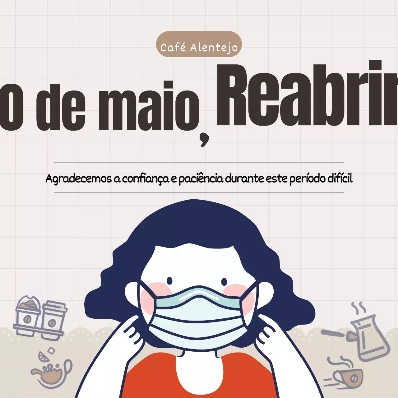 Aviso de empresa de Corona