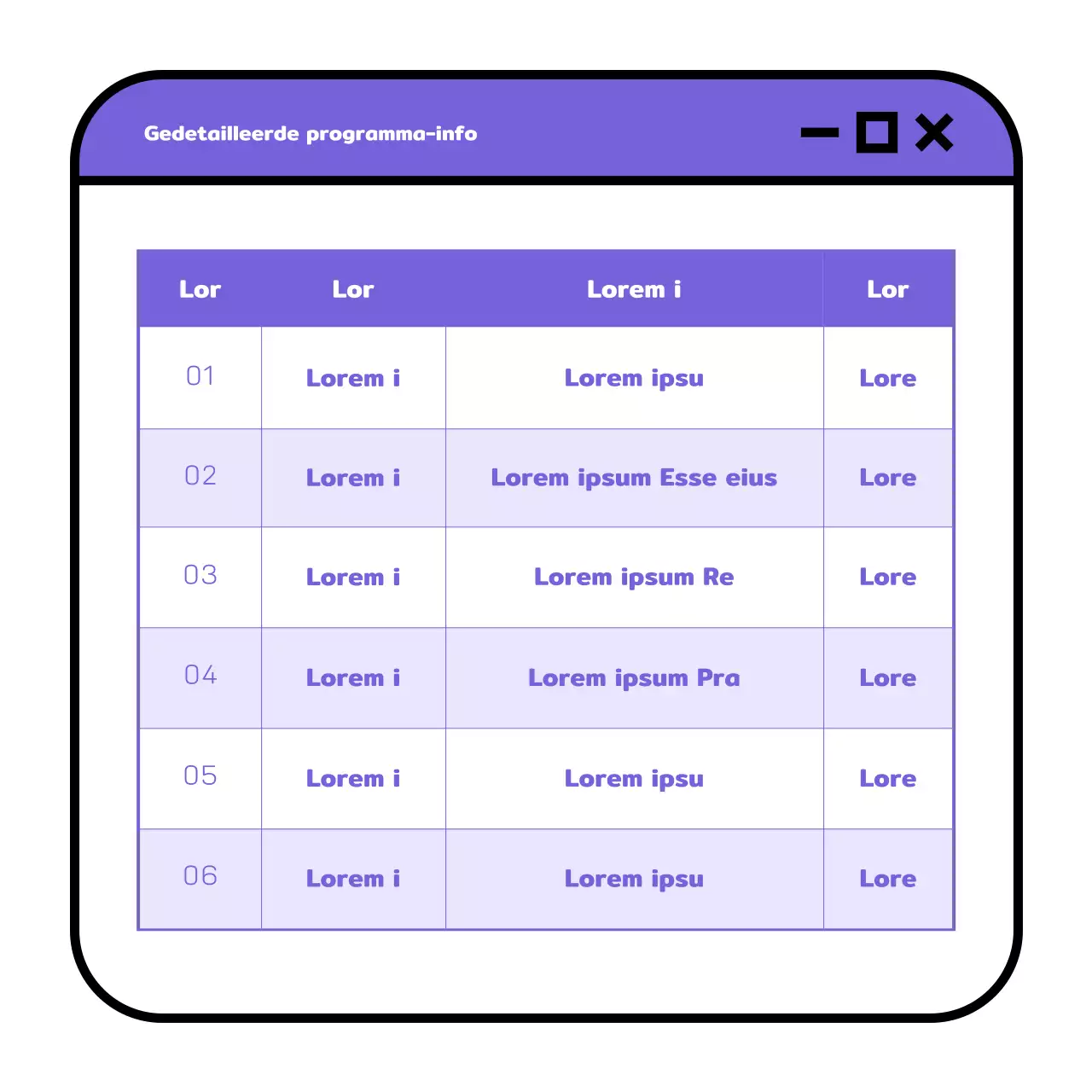 Een eenvoudig geel en mauve wervingspraatje voor een school voor ondernemerschap