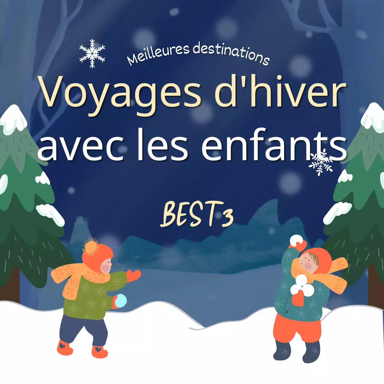Destinations de jeux d'hiver de la marine