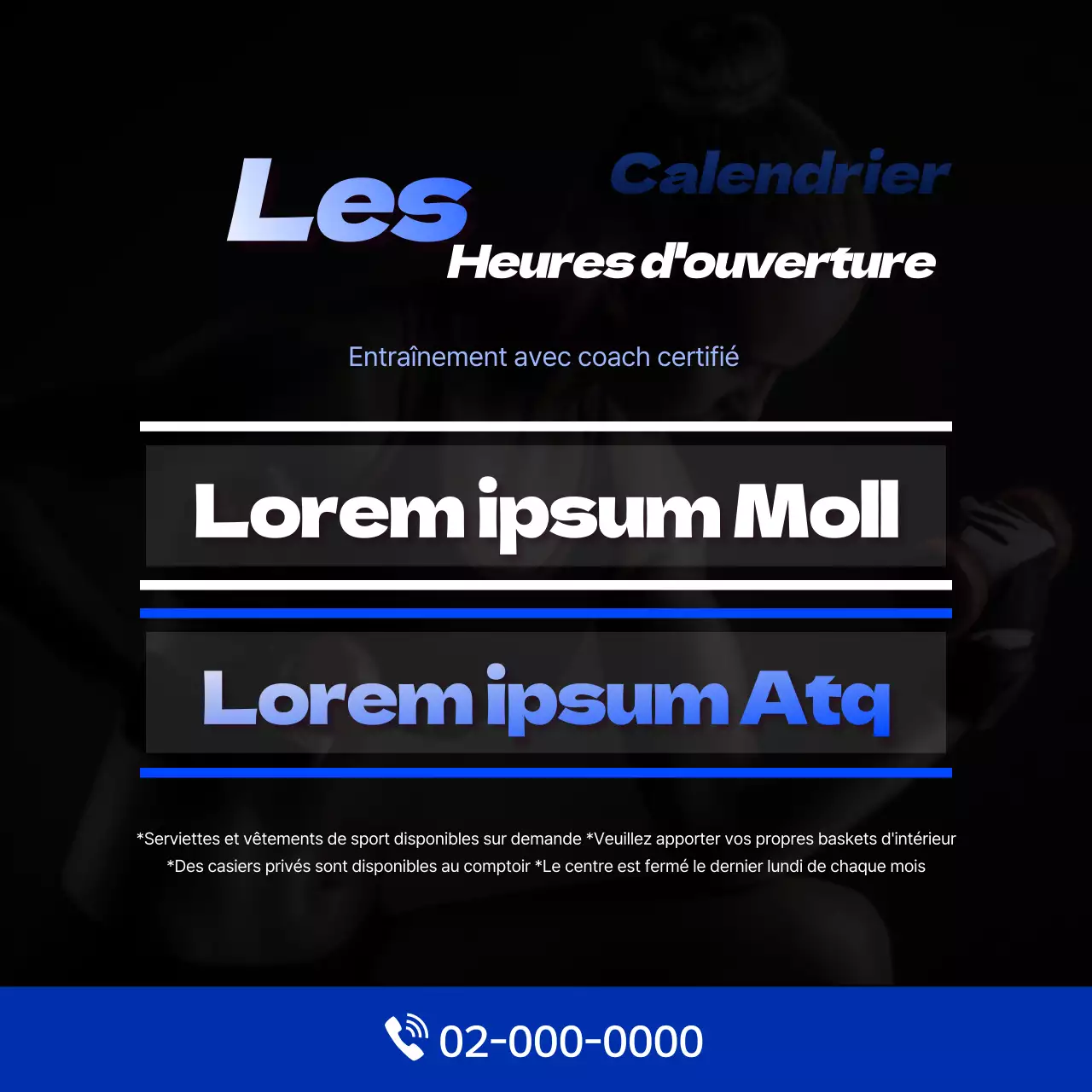 Le noir et le bleu pour une santé simple Fitness News