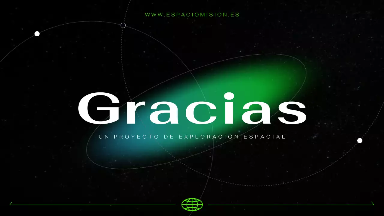 Presentación de astronáutica futurista cibernética en negro y neón