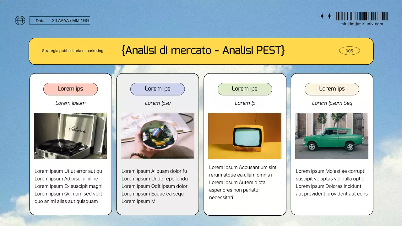 Sky sfondo kitsch pubblicità strategia di marketing relazione