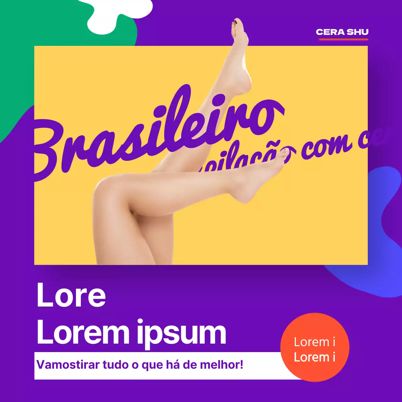 Bem-vinda, é a primeira vez que se depila?