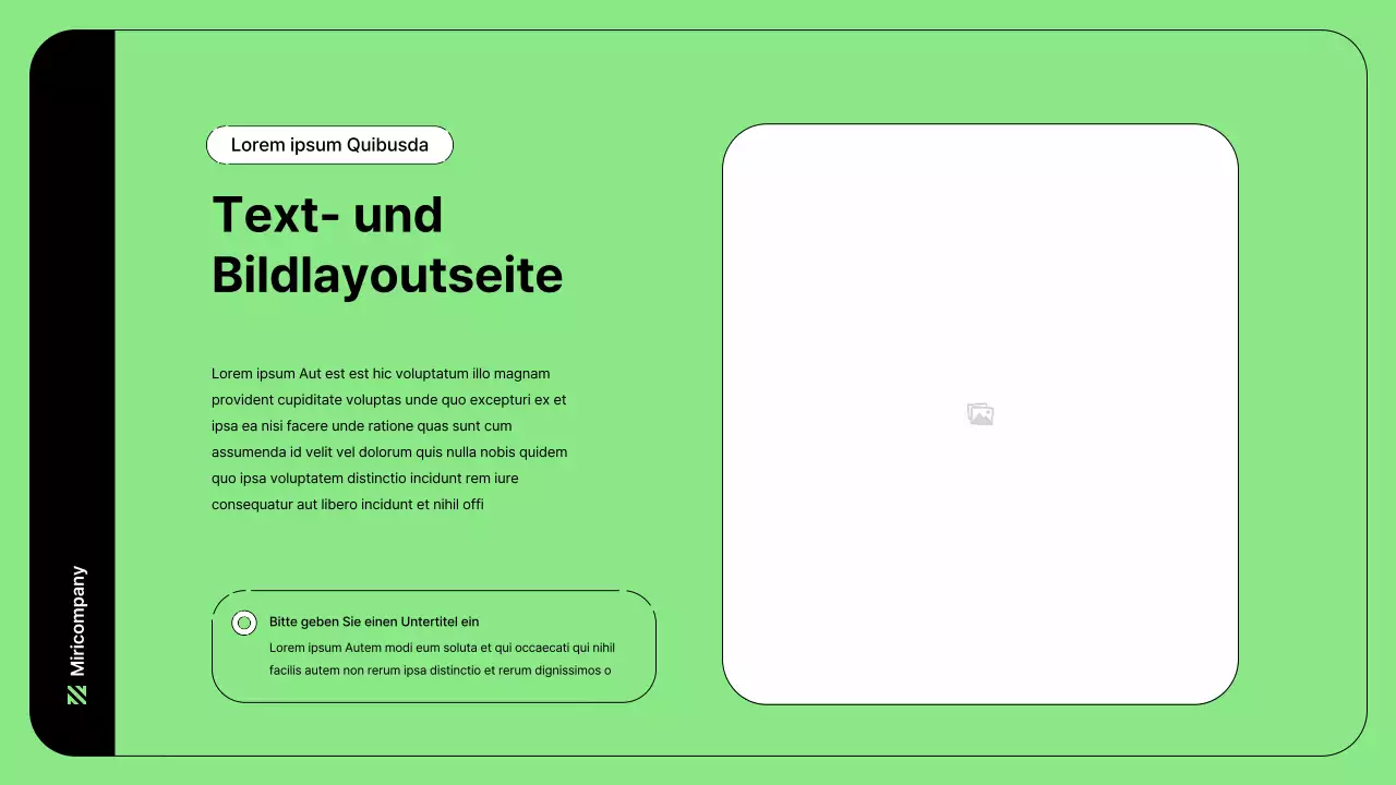 Business-Illustration mit einfachen Linien in Grün