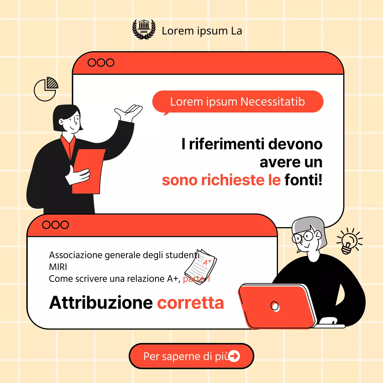 Illustrazioni evidenziate in rosso Attribuzione corretta