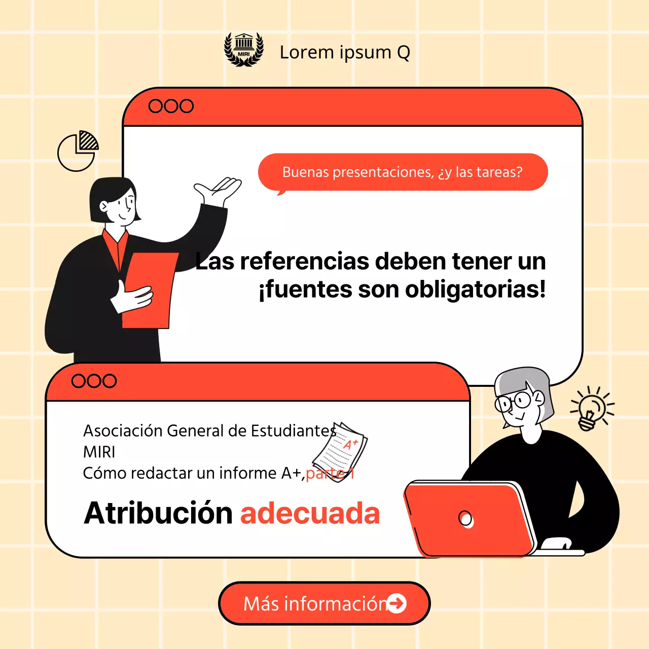 Ilustraciones resaltadas en rojo Atribución correcta