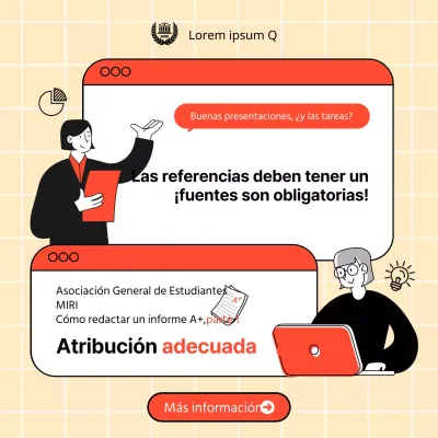 Ilustraciones resaltadas en rojo Atribución correcta