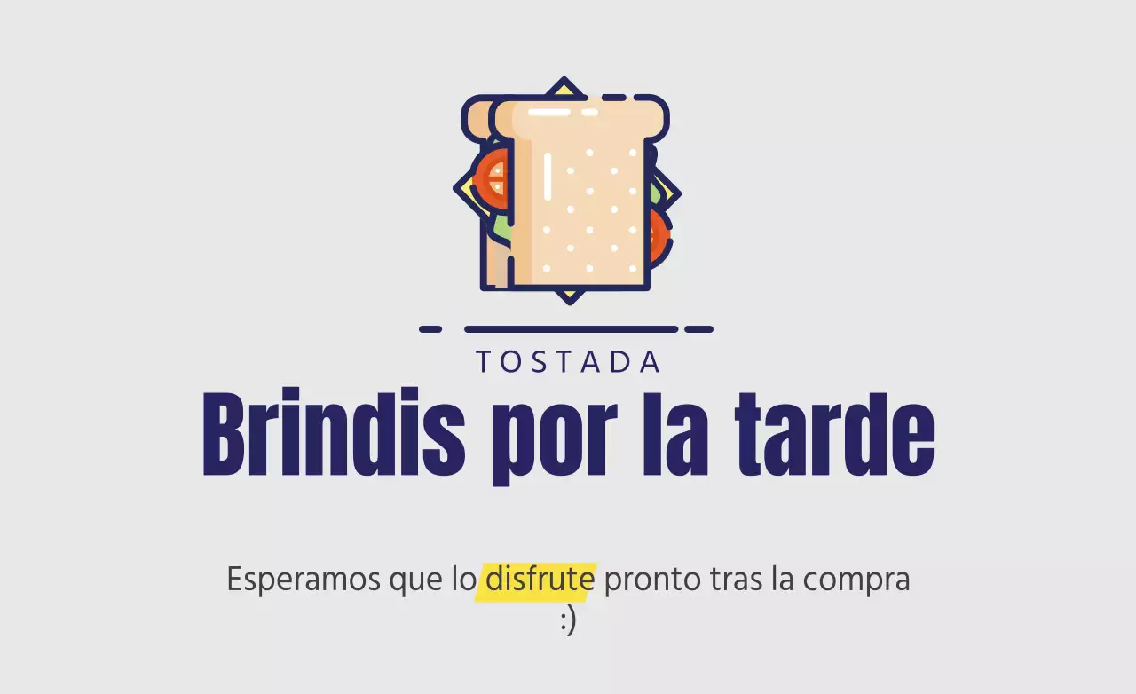 Brindis por la tarde