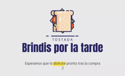 Brindis por la tarde