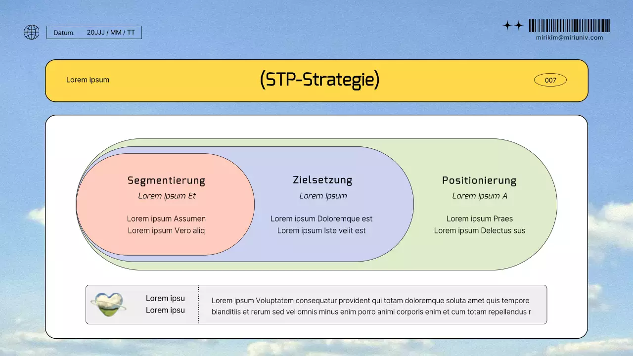 Himmel Hintergrund kitschig Werbung Marketing-Strategie Bericht