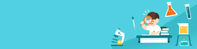 Teal Minimal Science Guide Banner