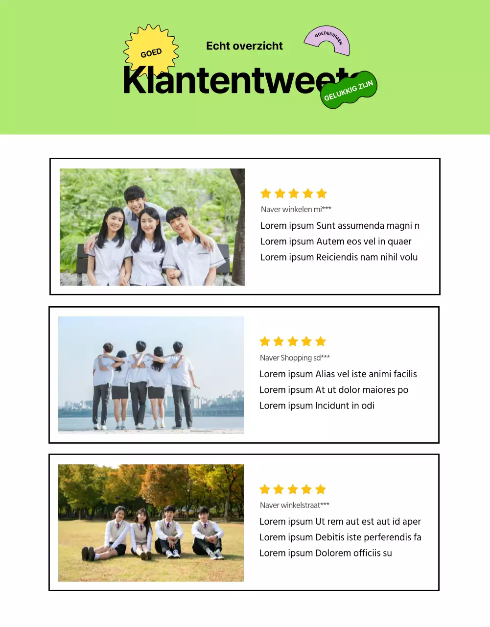 Meer informatie over kleurrijke, lenteachtige schooluniformen huren
