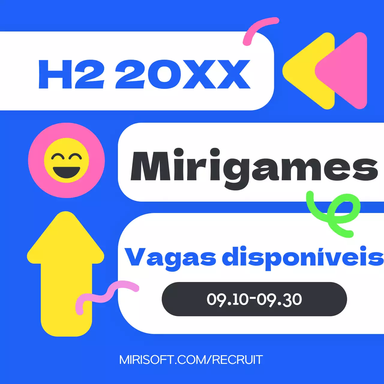 Um toque de azul para promover o recrutamento de verão