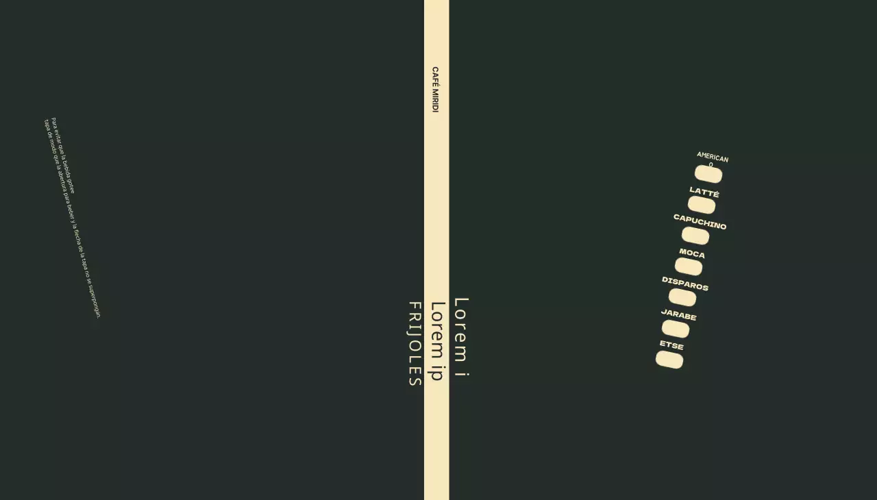 Black Simple Lines Cafe Lista de comprobación