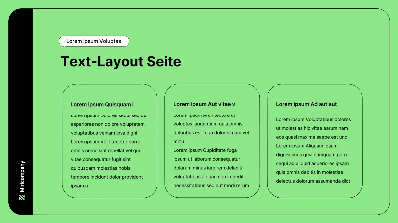 Business-Illustration mit einfachen Linien in Grün