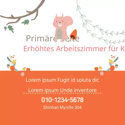 Erhöhtes Arbeitszimmer für Kinder